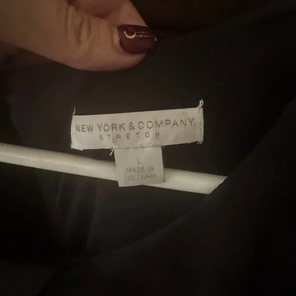 New York & Company Black Midi Dress - Picture 3 of 3